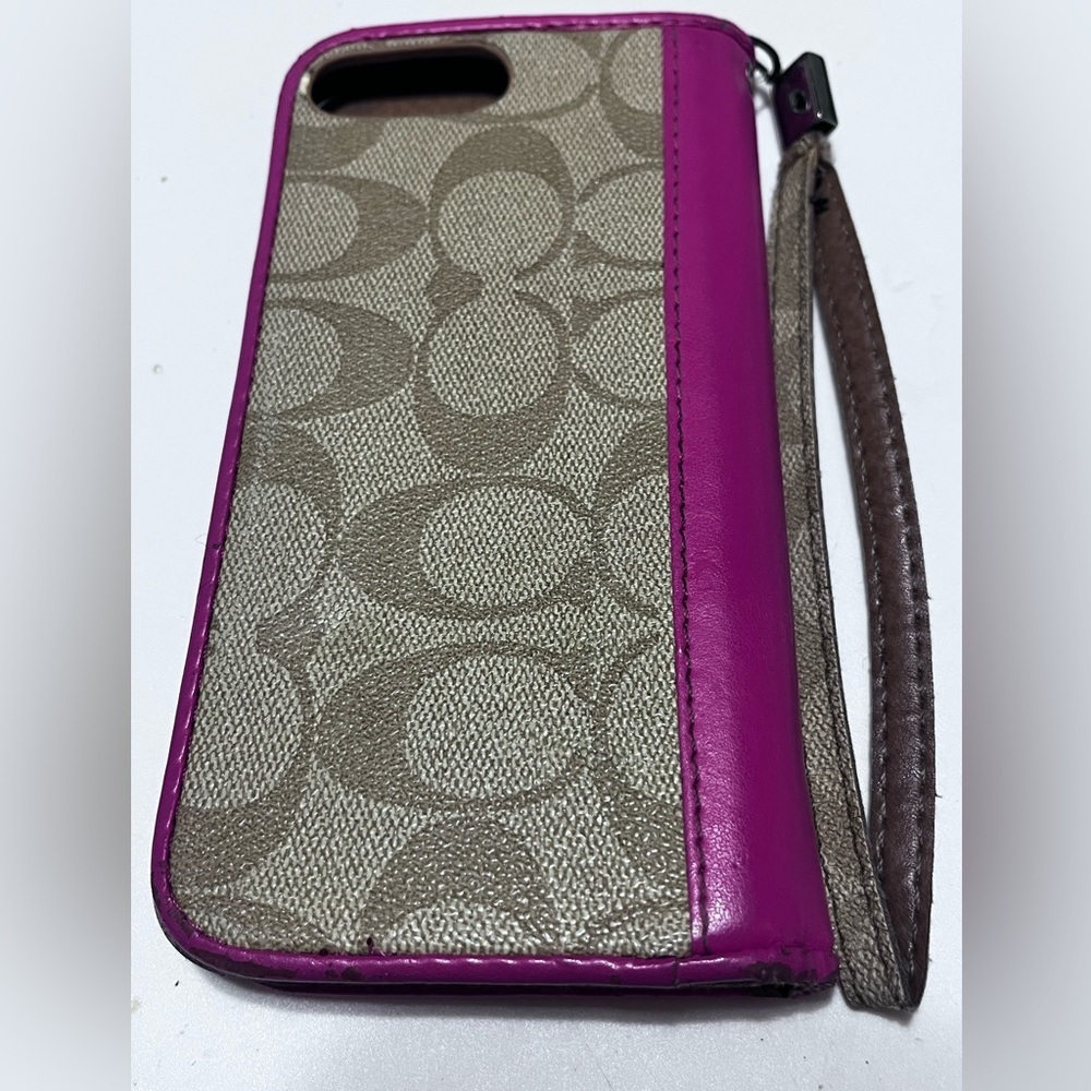 Coach Apple Iphone 6 6S Plus Luxury Coach Series Flip Wallet DIY to NEW IPhone